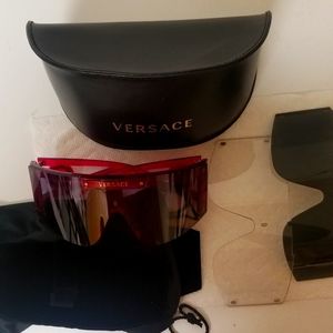 VERSACE FACE SHIELD SUNGLASSES